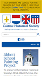 Mobile Screenshot of castinehistoricalsociety.org